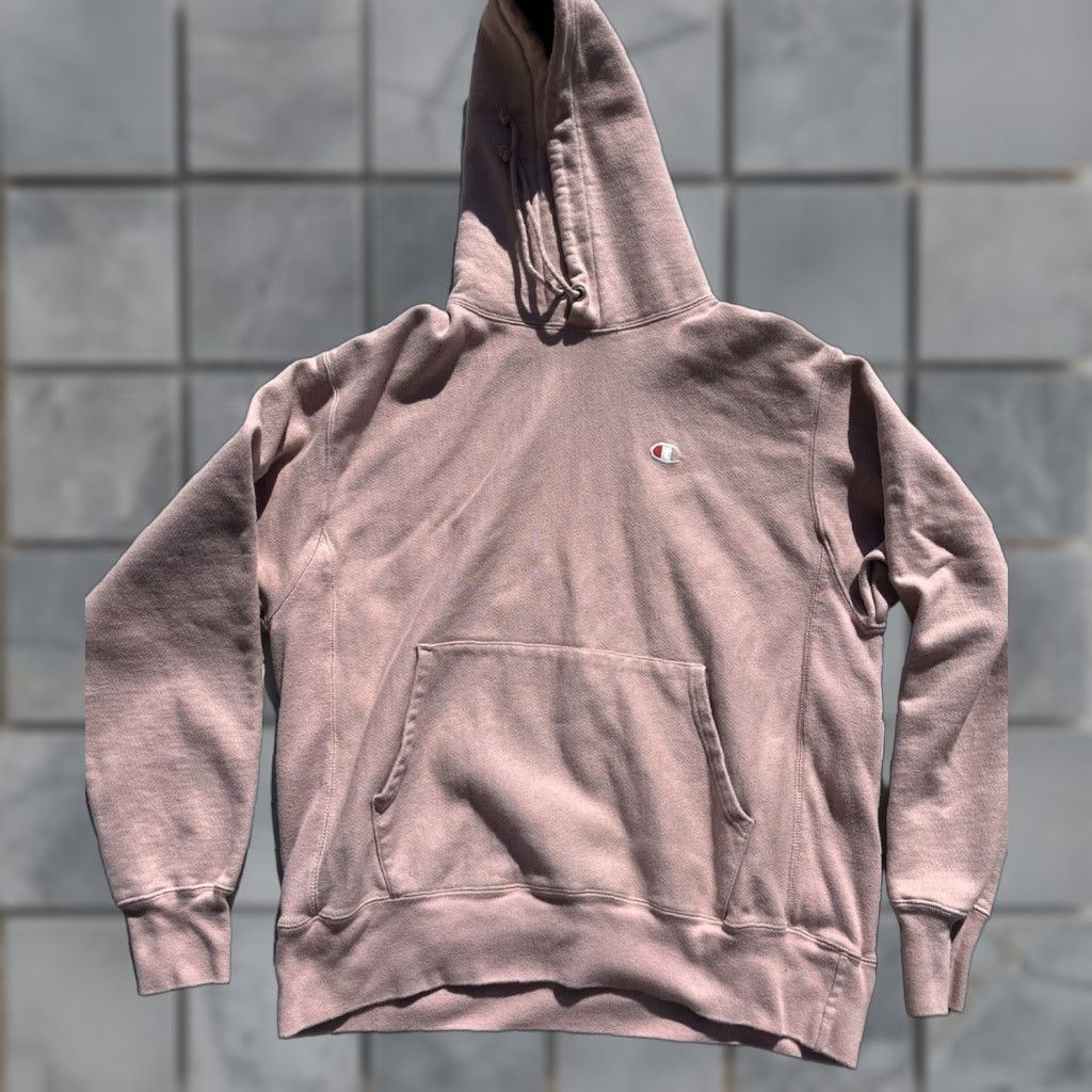 Champion Champion Sweatshirt Men Shirt Regular Medium Pink Maeve Solid Logo Heavyweight Streetwear City Modern 90s/2000s Gym Outdoor Size US M / EU 48-50 / 2 - 1 Thumbnail