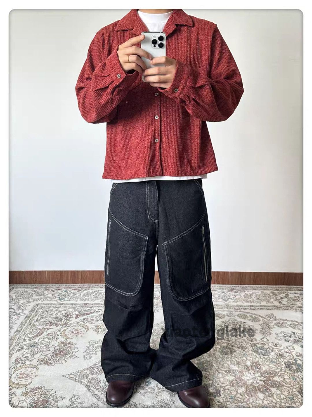 Vintage ltx vintage loose baggy skate hiphop flared cargo pants Size US 36 / EU 52 - 6 Thumbnail