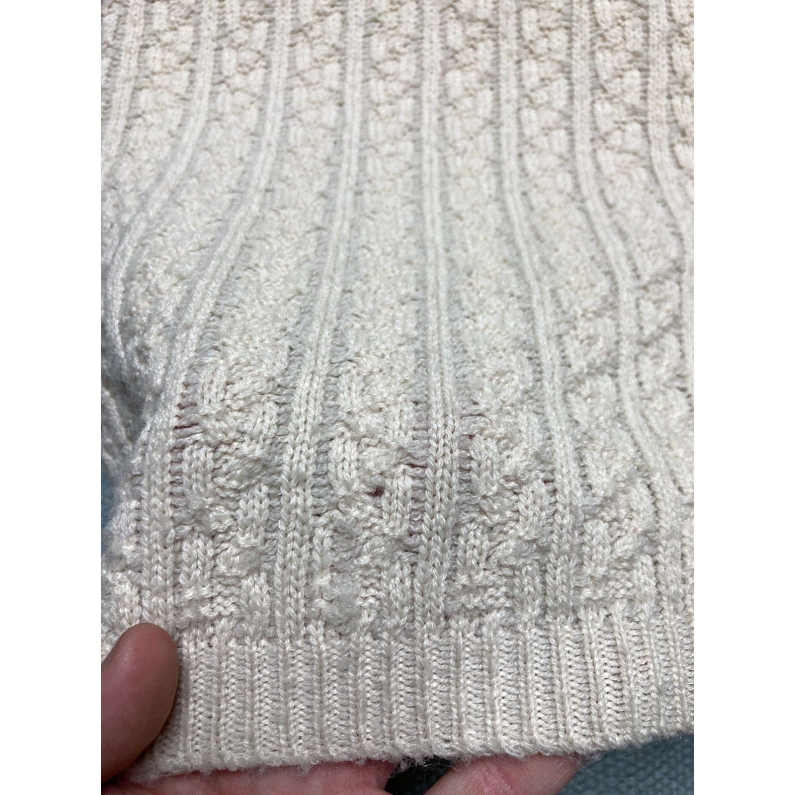 Vintage VINTAGE Penney’s knit sweater glenbrooke cardigan cable-knit wool Large Women Size L / US 10 / IT 46 - 5 Thumbnail