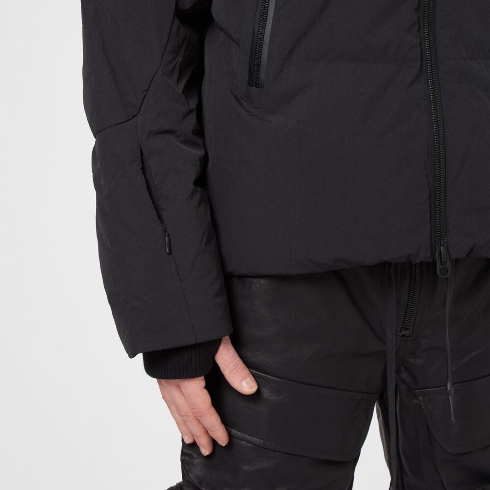 Other JG1 Black Detachable Hood Double Zip Puffer Down Jacket Sz L Size US L / EU 52-54 / 3 - 7 Thumbnail