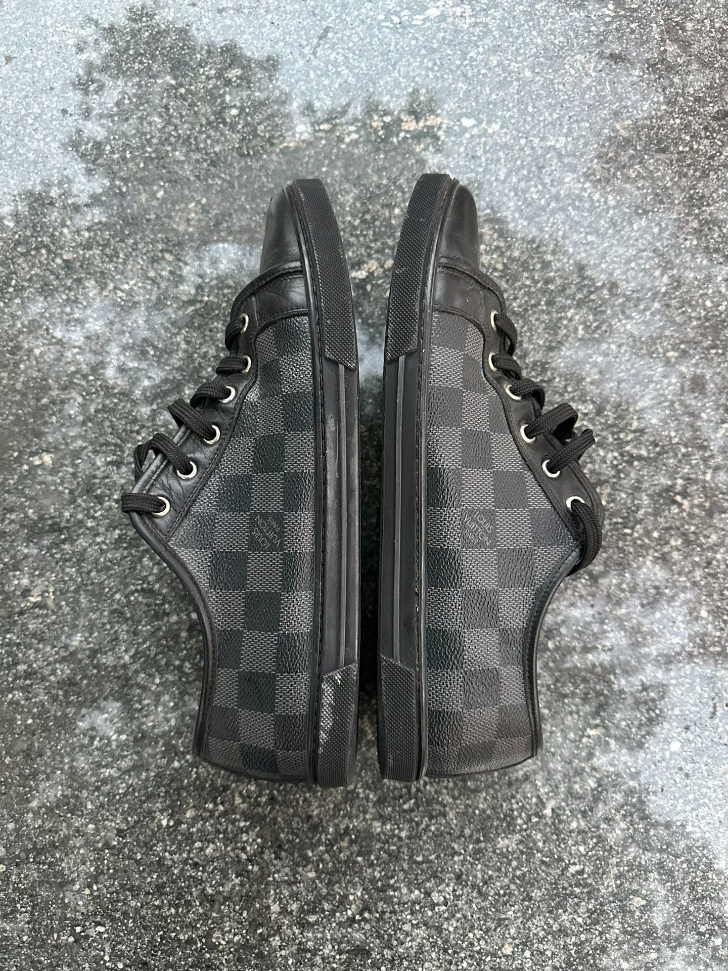 Louis Vuitton LV Monogram Checkerboard Sneakers Size US 7.5 / EU 40-41 - 4 Thumbnail