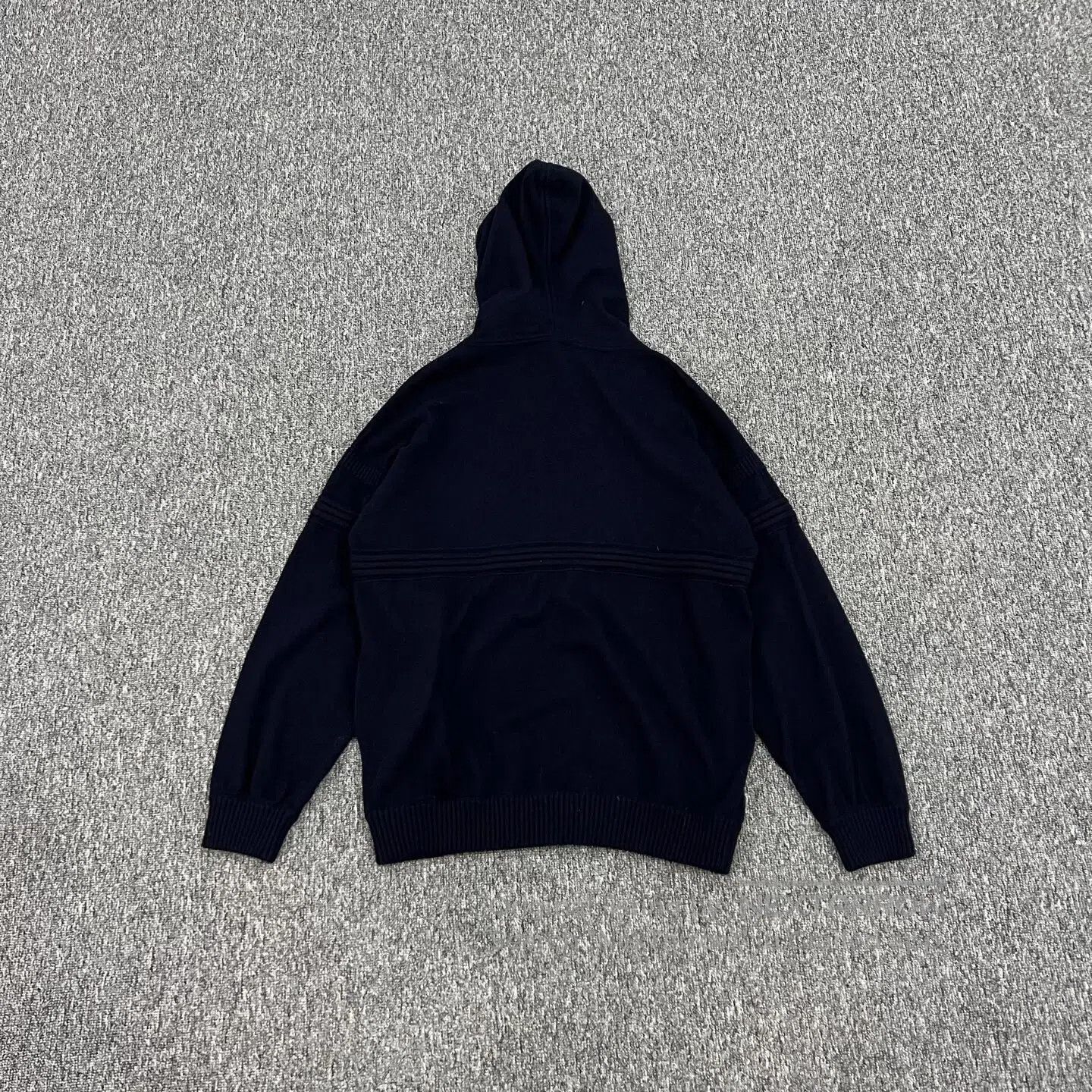 Chanel Chanel size 44 Bluish-black knitted zipper jacket| Size XL / US 12-14 / IT 48-50 - 2 Thumbnail