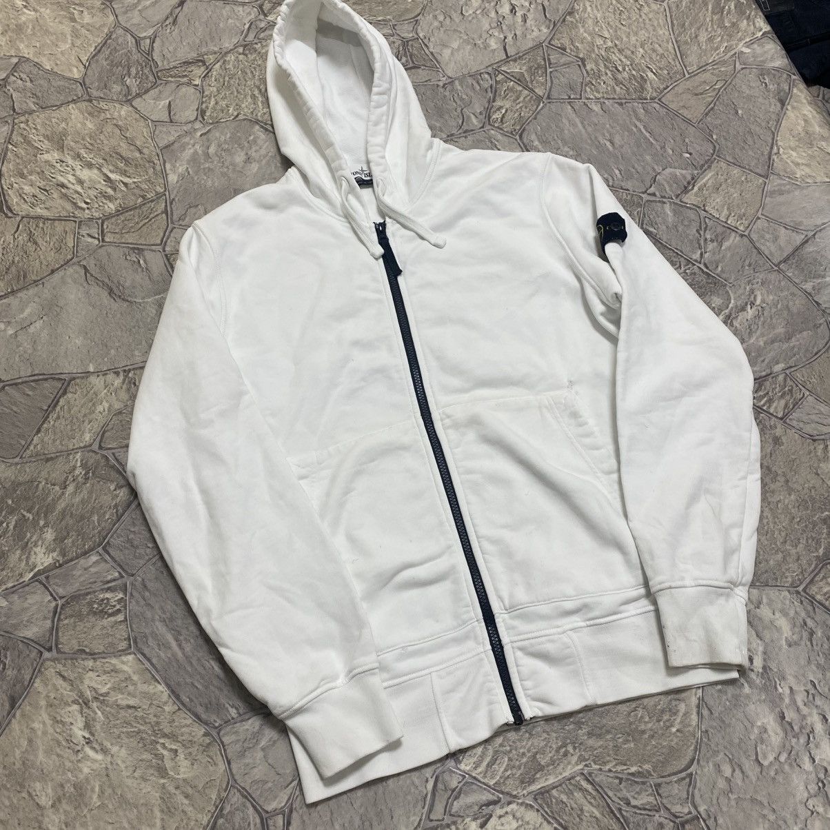 Stone Island Stone Island full zip hoodie White Size US L / EU 52-54 / 3 - 3 Thumbnail