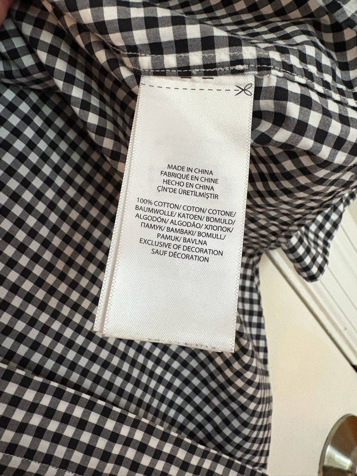 Polo Ralph Lauren Ralph Lauren Gingham Button-Down Black & White – Classic Fit Size US XL / EU 56 / 4 - 9 Thumbnail