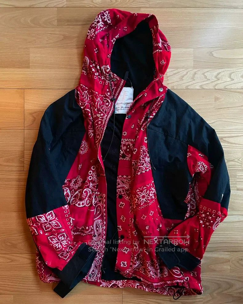 READYMADE Ready Made camouflage jacket, cambodian flower red Size US M / EU 48-50 / 2 - 1 Thumbnail