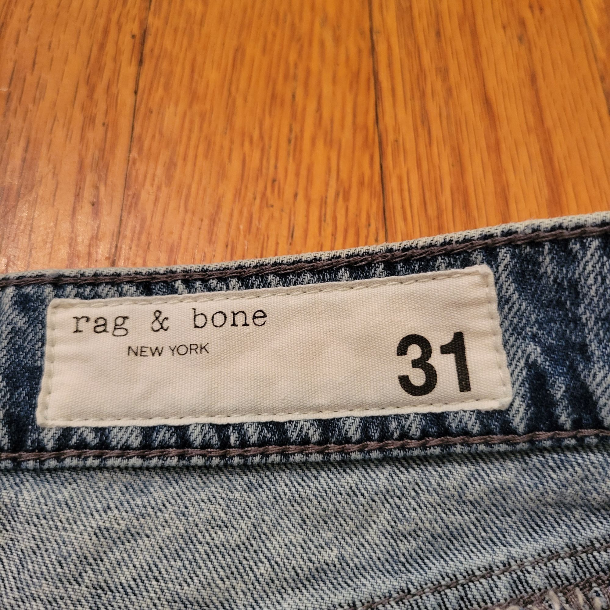 Rag & Bone Rag Bone 31 CLARA High Waist Distressed Denim Maxi Skirt Fra Size 31" - 2 Thumbnail