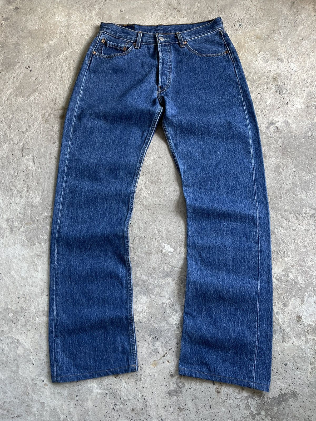 Levi's Levi's 501 Red Tab Straight Classic Fit Denim Jeans Size US 32 / EU 48 - 5 Thumbnail