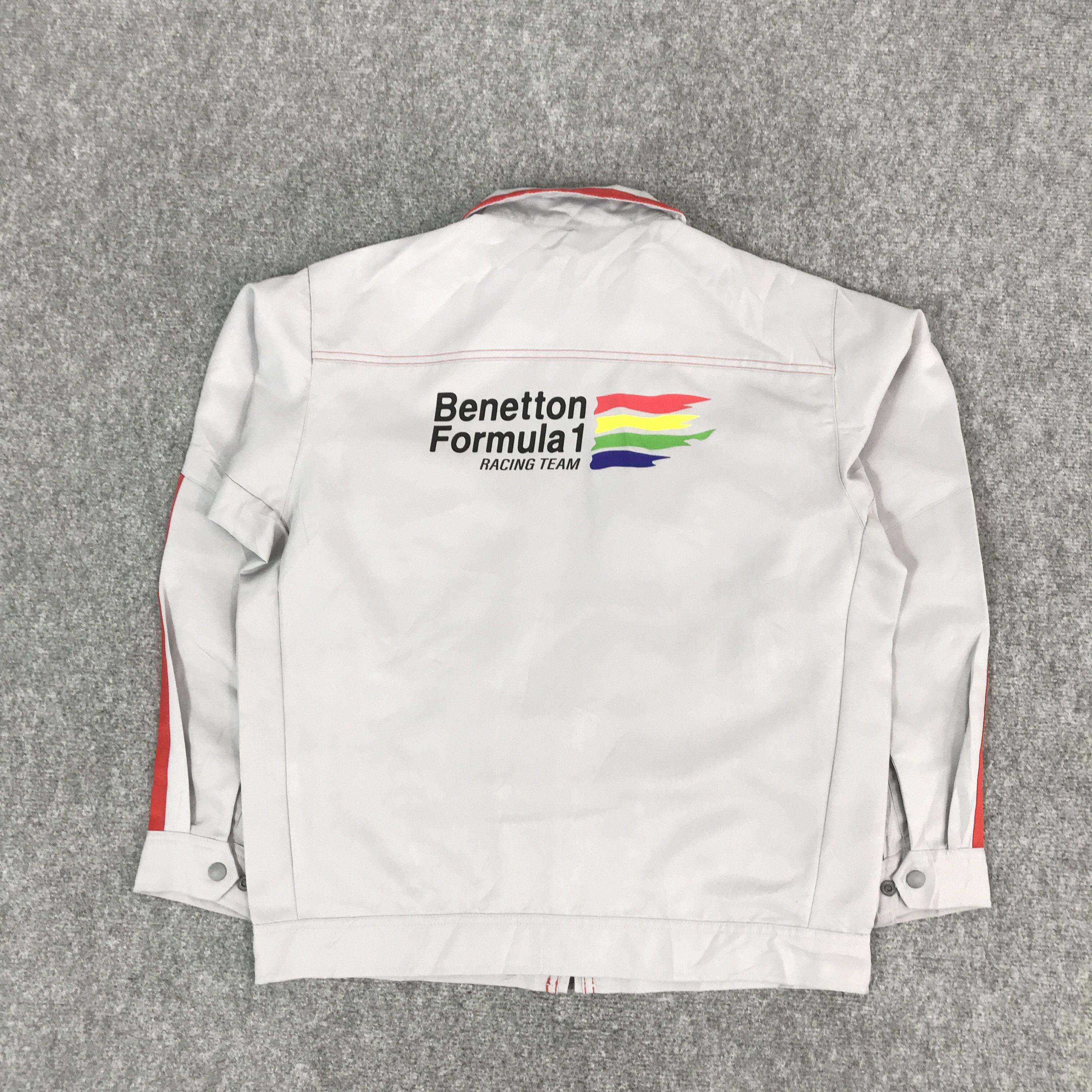 United Colors Of Benetton JAPAN BENETTON FORMULA 1 RACING TEAM CUSTOM JACKET Size US L / EU 52-54 / 3 - 1 Thumbnail