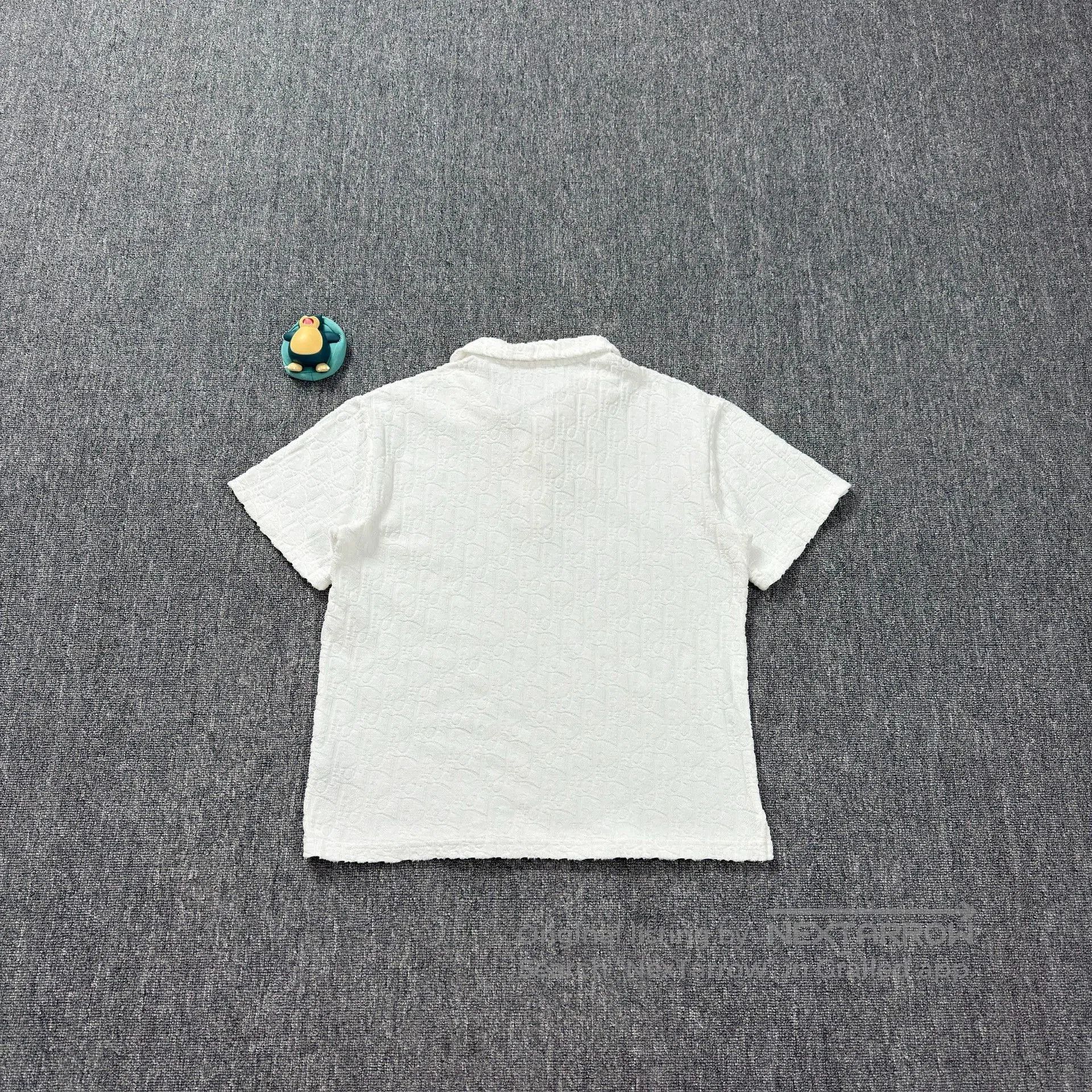Dior Dior White Towel-Bottom Printed Polo. Size US S / EU 44-46 / 1 - 3 Thumbnail