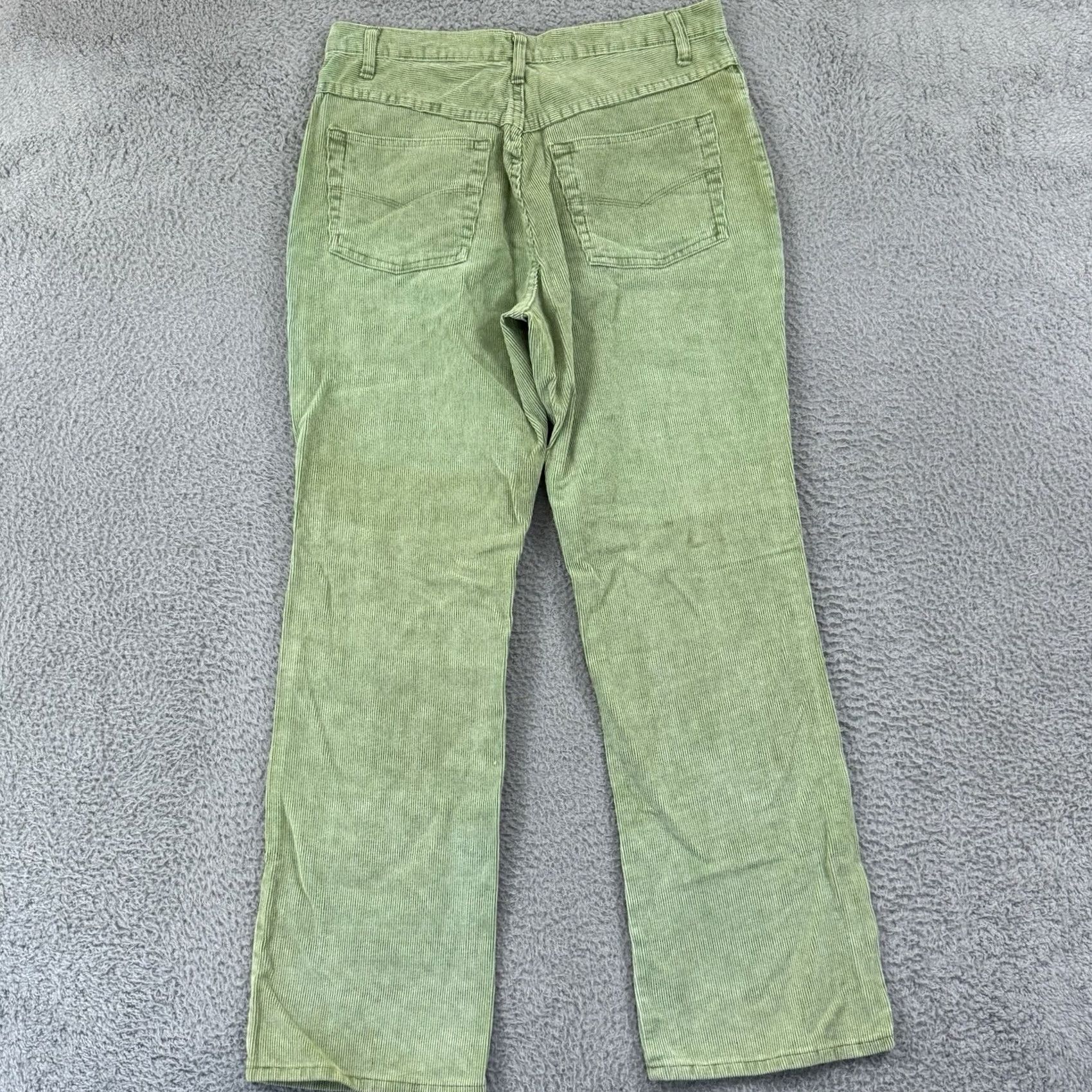 Express NWT Vintage Express Workwear Womens Pants 13/14 Green Corduroy 90s Chino Size 36" / US 14 / IT 50 - 6 Thumbnail