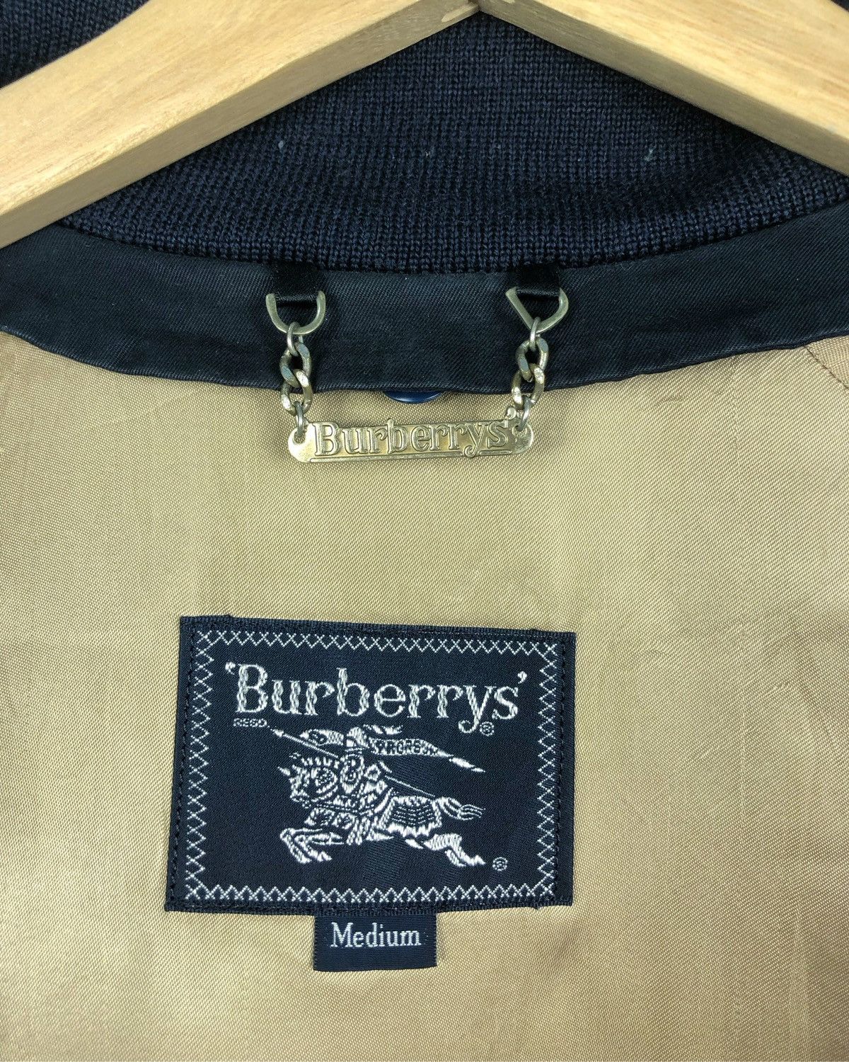 Burberry × Burberry Prorsum × Vintage Rare Vintage Burberrys Bomber Jacket Size US M / EU 48-50 / 2 - 9 Thumbnail