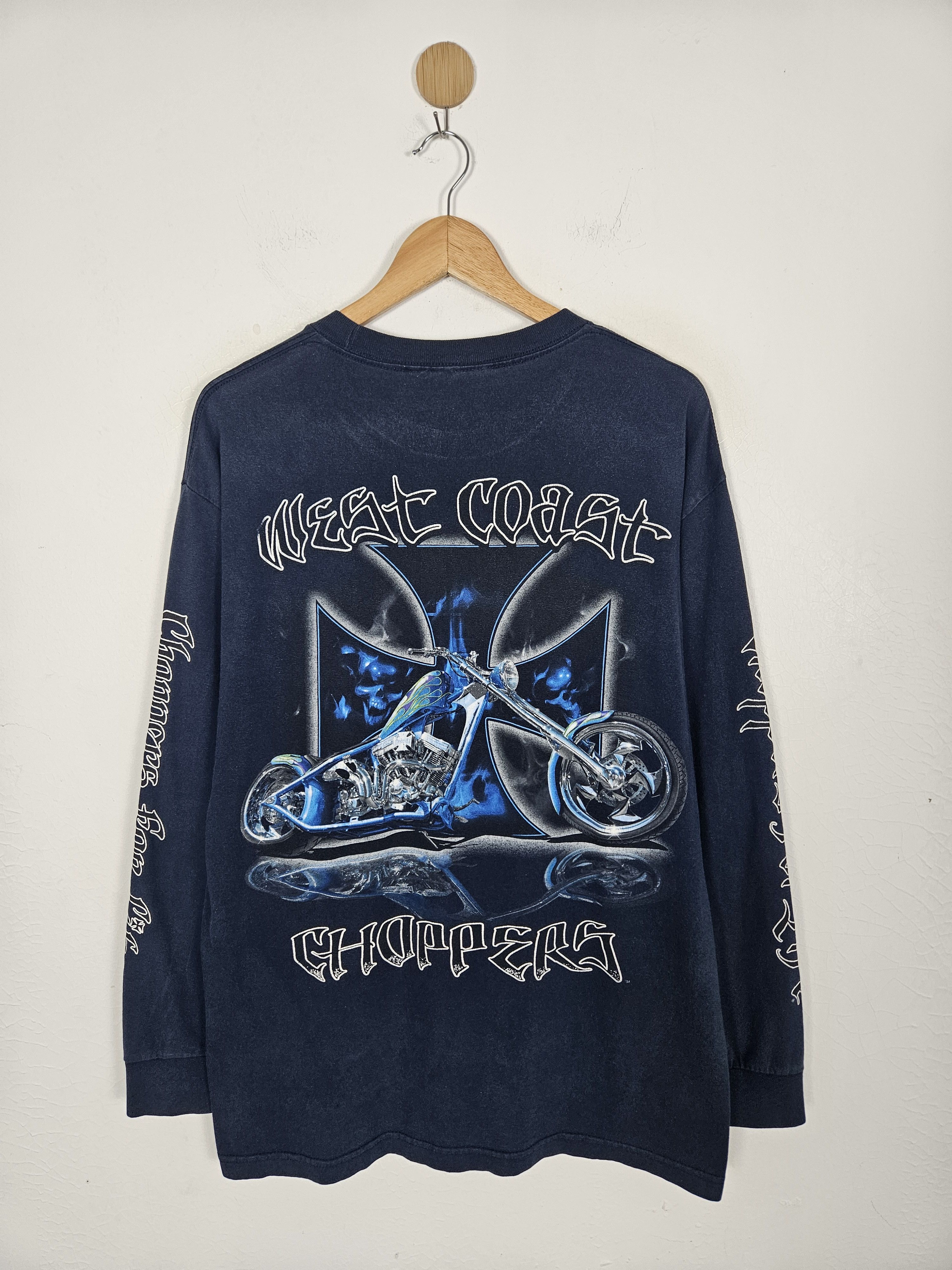 Vintage West Coast Choppers Rare Mooneyes Long Sleeve T | Grailed