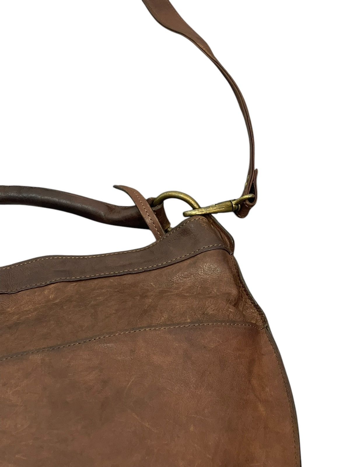 Leather Full Leather Patina Hungry Bum Shoulder Bag 1🟩7 Size ONE SIZE - 17 Thumbnail