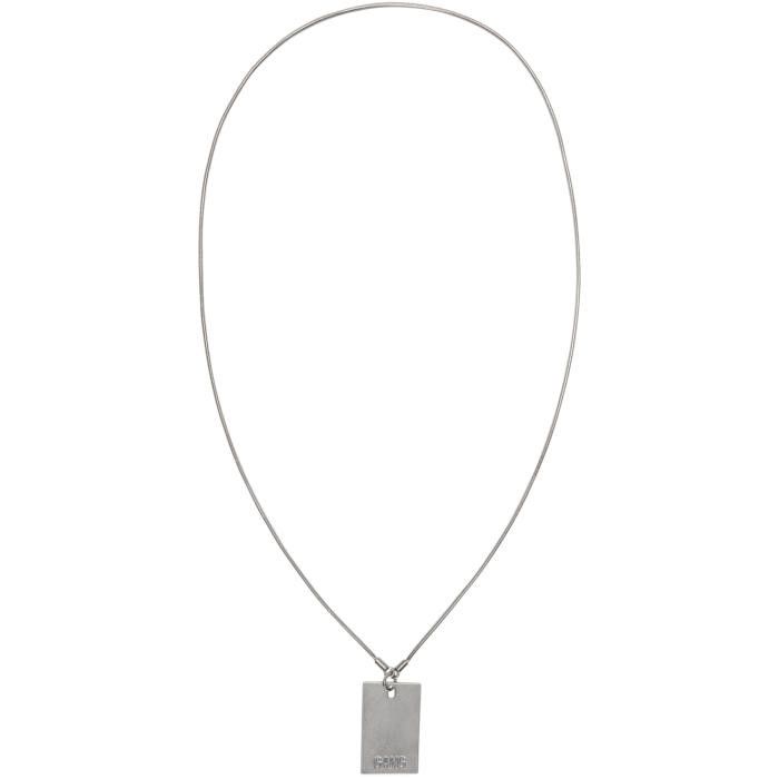 Neil Barrett NEIL BARRETT BRASS DOG TAG NECKLACE Size ONE SIZE - 1 Thumbnail