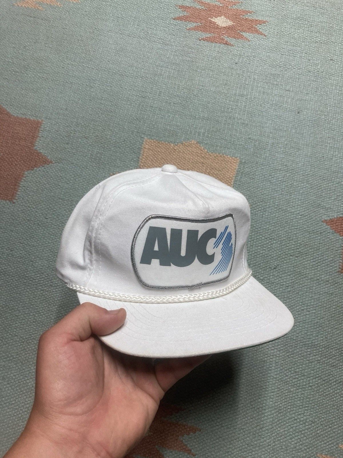 Vintage Vtg strapback hat zipper back AUC Michigan patch young an Size ONE SIZE - 1 Thumbnail