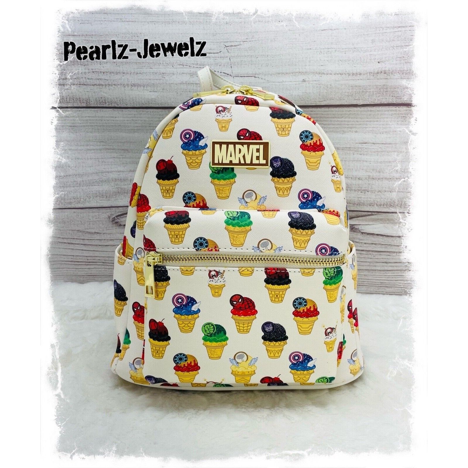 Marvel Comics Marvel Eat the Universe Ice Cream Cones Mini Backpack - BoxL Size ONE SIZE - 1 Thumbnail