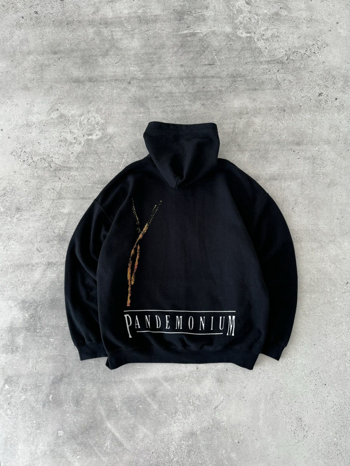 Band Tees × Vintage Vintage 00s SIC ‘Pandemonium’ Thrash Metal Band Hoodie Size US XL / EU 56 / 4 - 1 Thumbnail