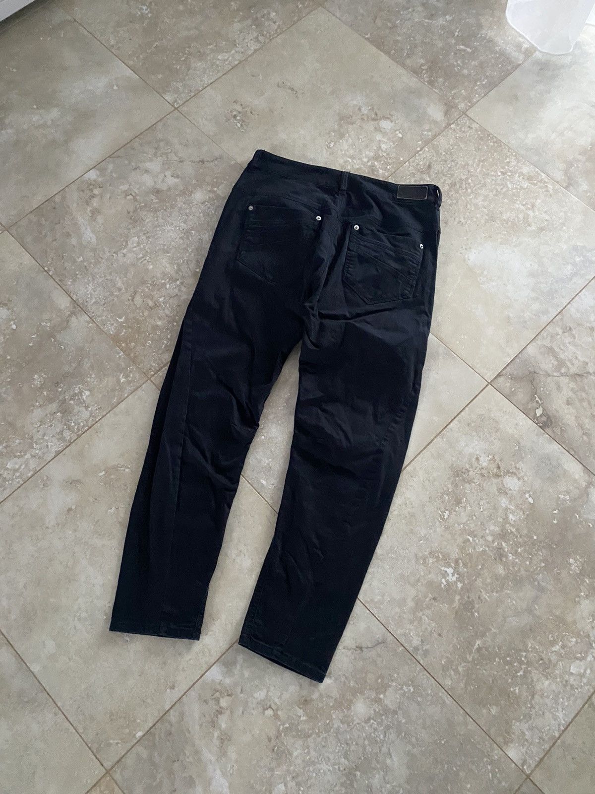 Diesel Vintage Diesel J-Cut Slim Jeans Zip Waist Balck Avant Garde Size US 32 / EU 48 - 9 Thumbnail