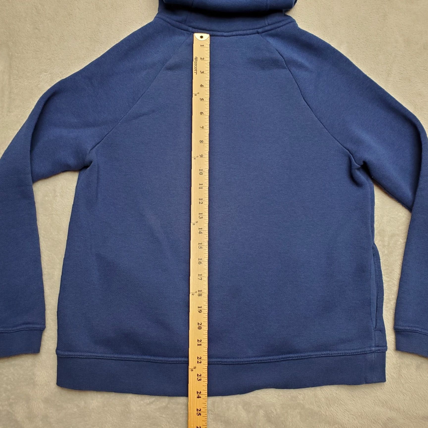 Nike Nike Hoodie Womens M Blue Hooded Center Big Logo Sweatshirt Casual Outdoors Size M / US 6-8 / IT 42-44 - 7 Thumbnail