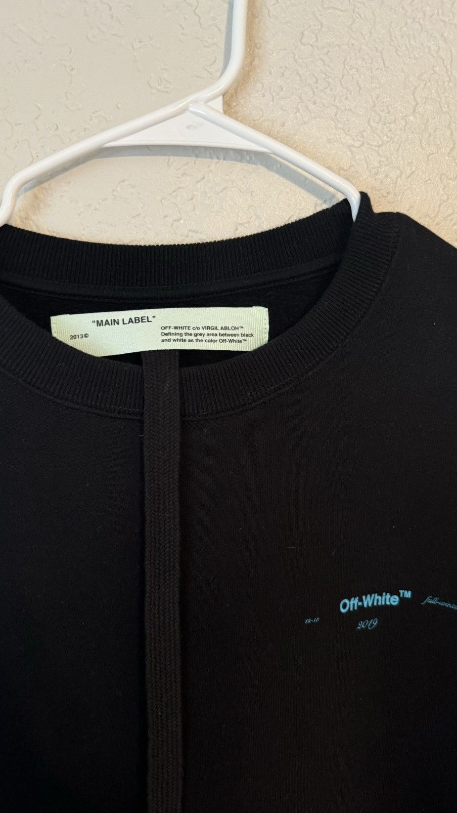 Off-White Off White Gradient Black Sweatshirt Size US M / EU 48-50 / 2 - 3 Thumbnail