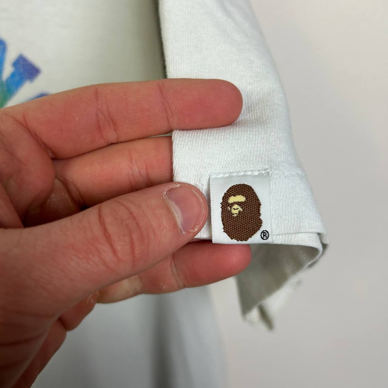 Bape Luxury Bape A Bathing Ape big logo designer y2k tee Size US L / EU 52-54 / 3 - 13 Thumbnail