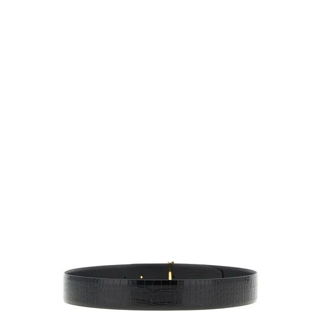 TOM FORD Black Embossed 40mm Reversible Belt New & Authentic