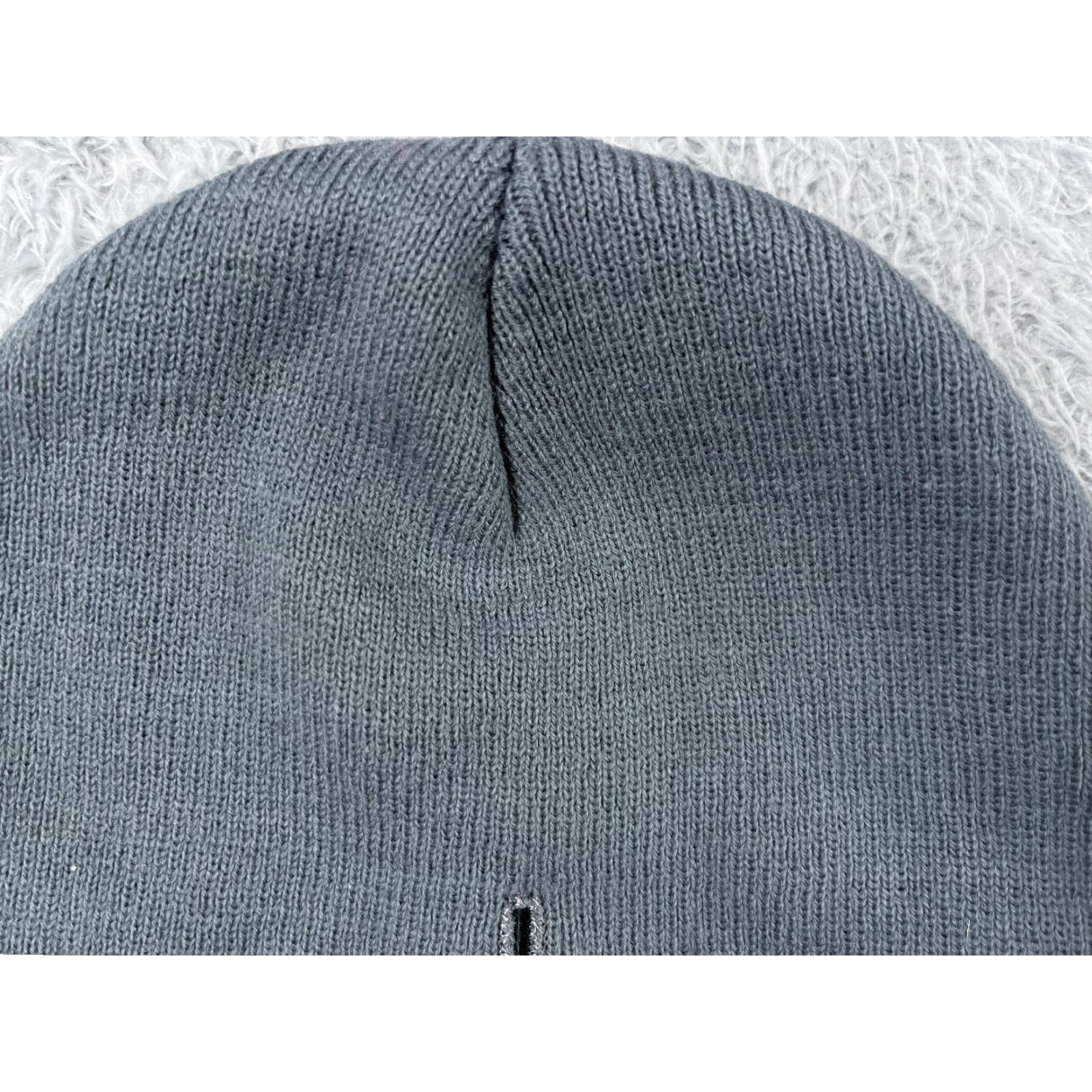 Vintage Utah Valley University Innovation Academy Beanie Toque Adult Gray Knit Acrylic Size ONE SIZE - 3 Thumbnail