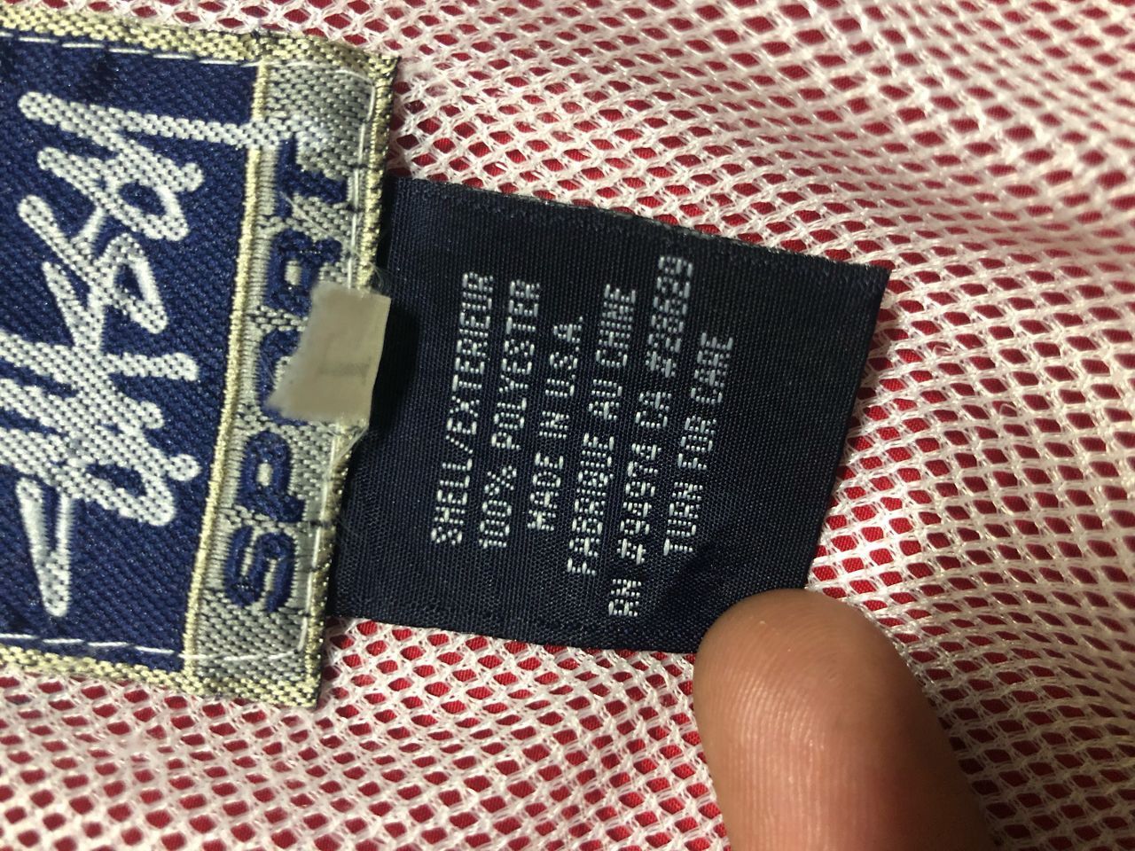 Stussy VINTAGE STUSSY SPORT RED LIGHT ZIPPER JACKET MESH LINING Size US L / EU 52-54 / 3 - 9 Thumbnail