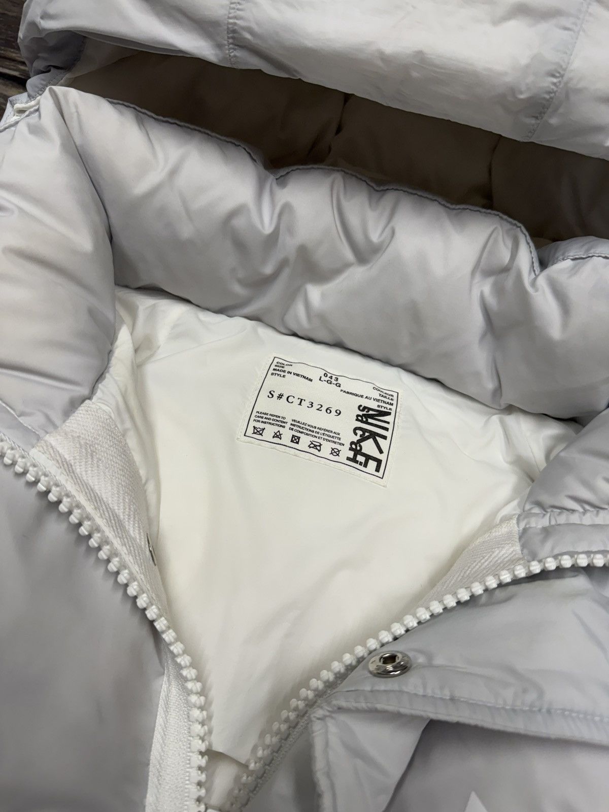 Nike × Sacai Nike Sacai Hybrid Puffer Jacket Size US L / EU 52-54 / 3 - 3 Thumbnail