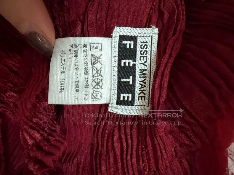 Issey Miyake Issey Miyake Velvet Pleated Top Size M / US 6-8 / IT 42-44 - 5 Thumbnail