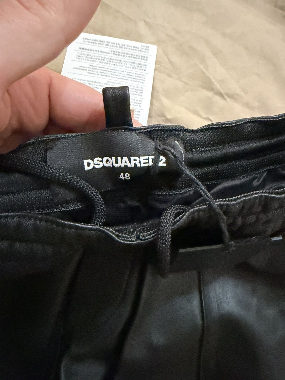 Dsquared2 Dsquared2 leather pants size 48 Size US 32 / EU 48 - 2 Thumbnail