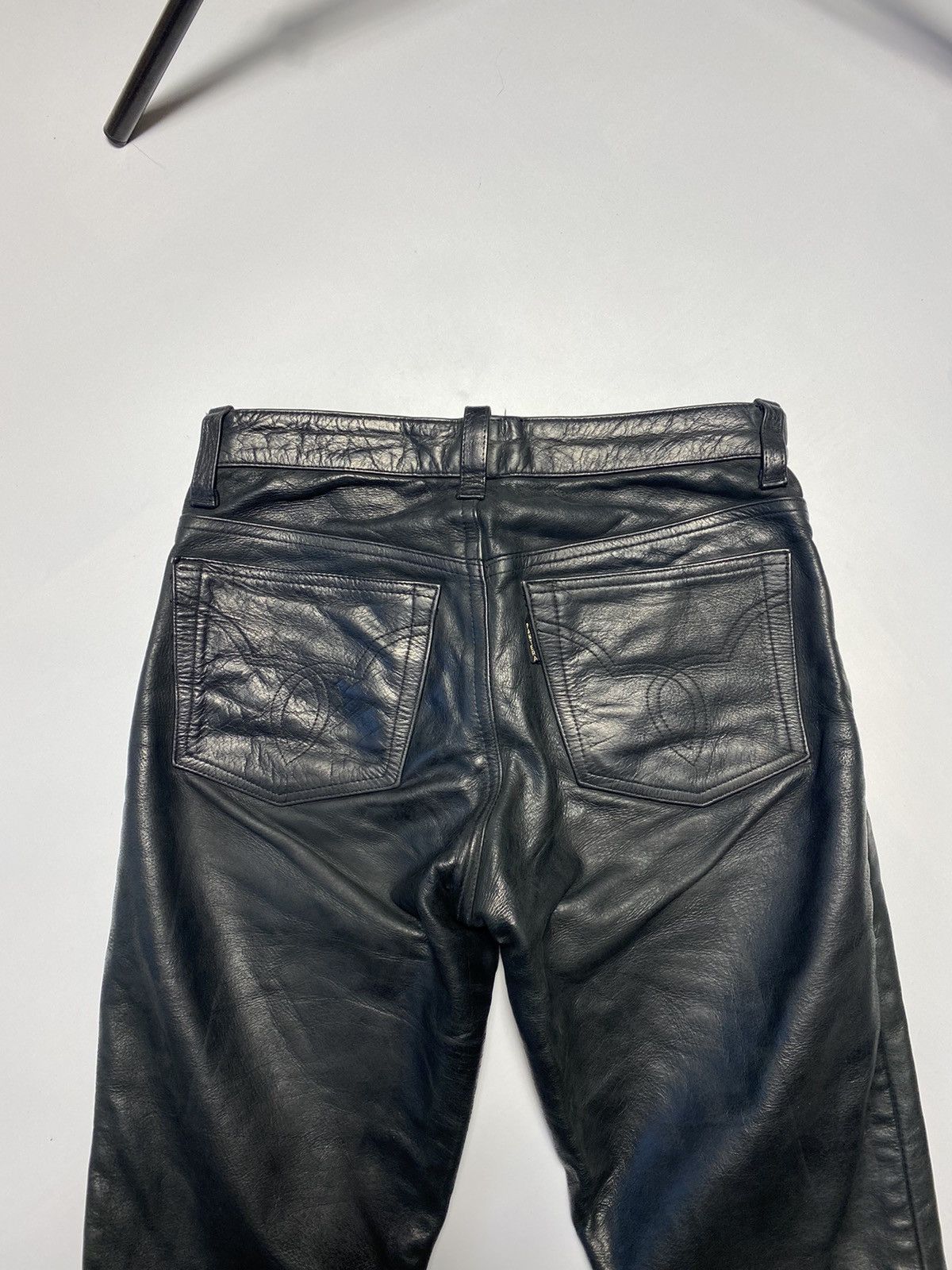 Genuine Leather Vintage Leather Pants Motorcycle Trousers Size 30 Marlboro Size US 30 / EU 46 - 2 Thumbnail