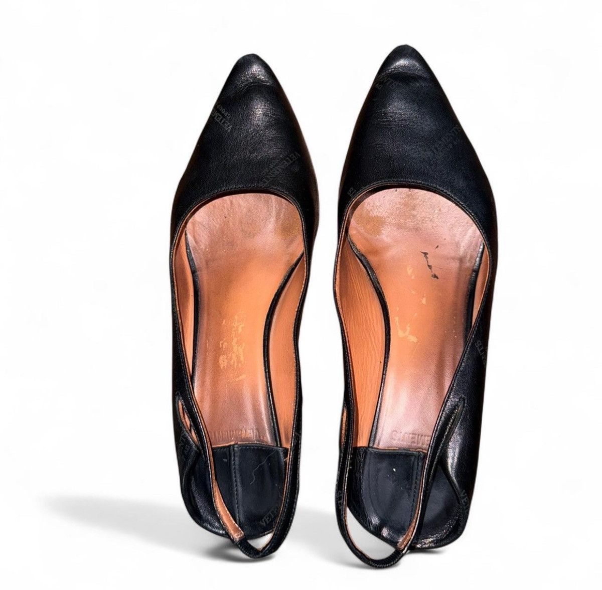 Vetements Vetements kitten heel black pumps Size US 9 / IT 39 - 1 Thumbnail