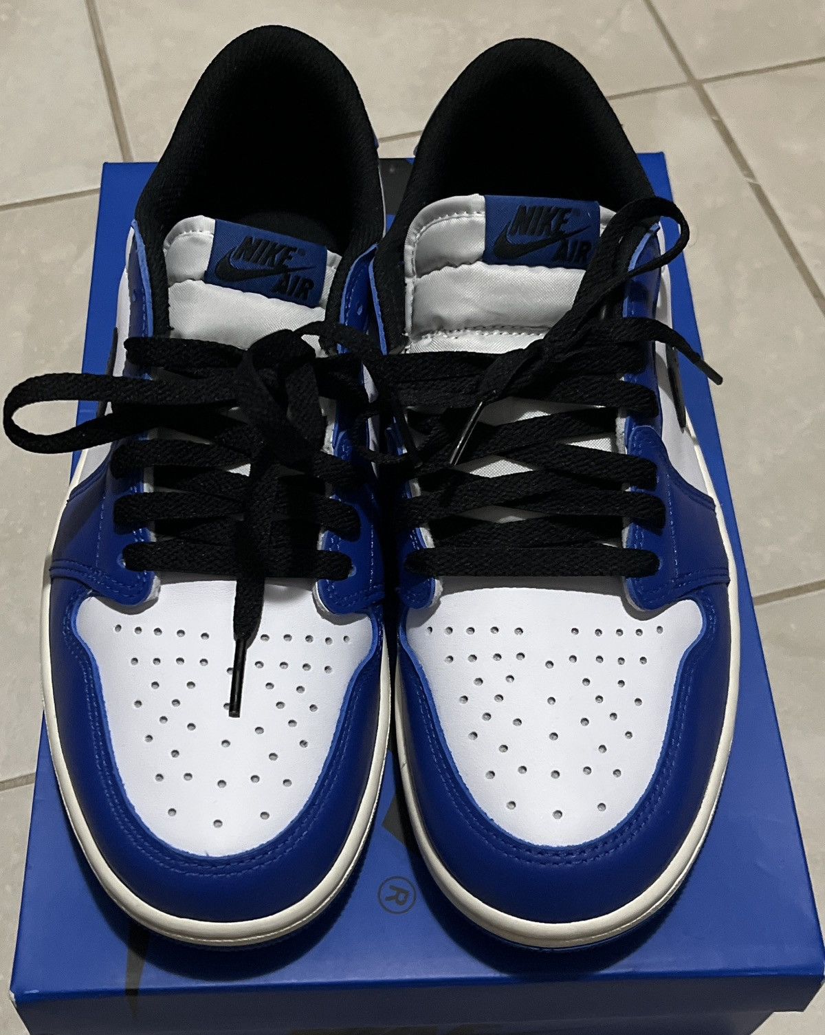 Jordan Brand × Nike Game royal Jordan 1 low DS Size US 9 / EU 42 - 1 Thumbnail