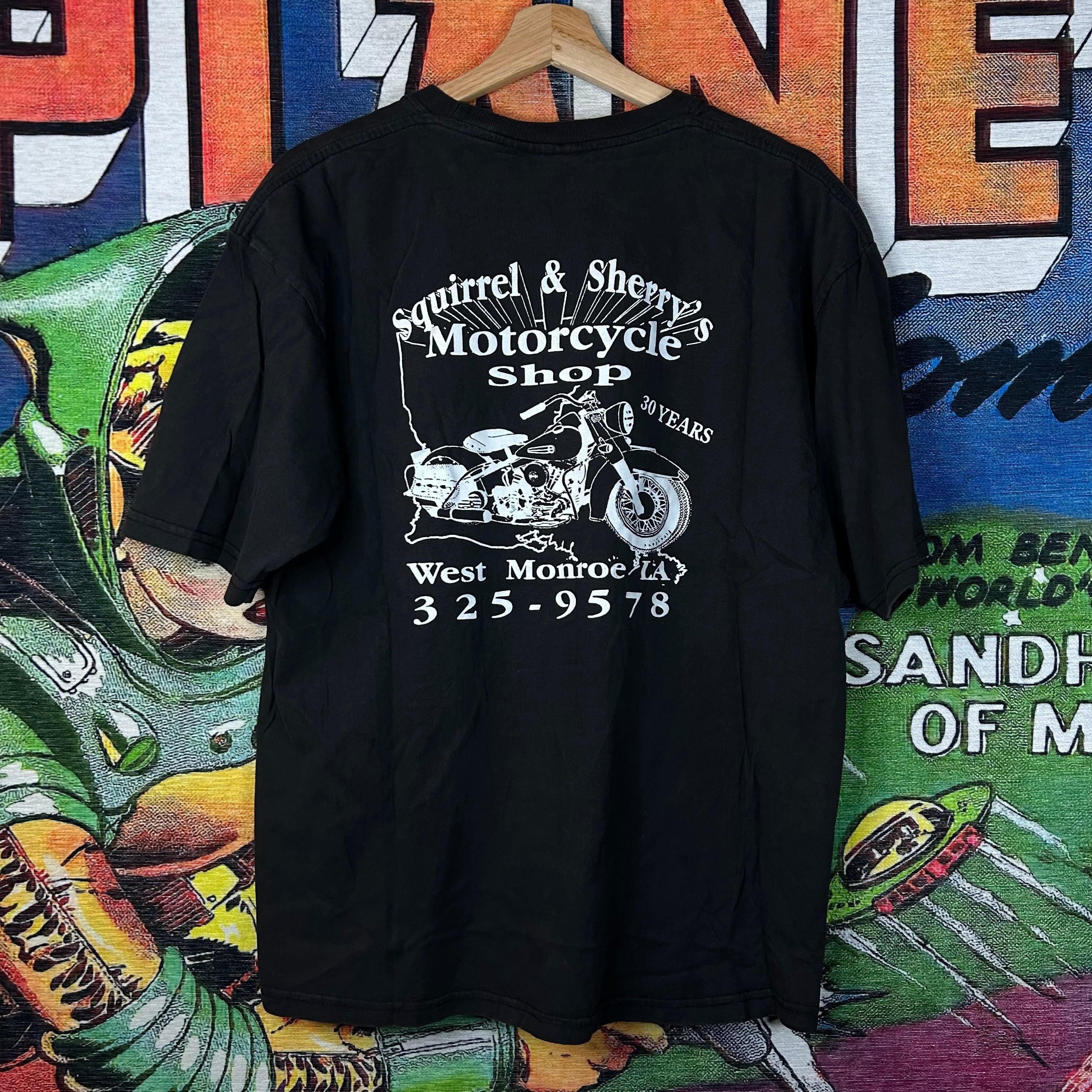 Vintage Y2K ‘Livin Hard and Ridin Free’ Motorcycle Tee Size Large Size US L / EU 52-54 / 3 - 2 Thumbnail