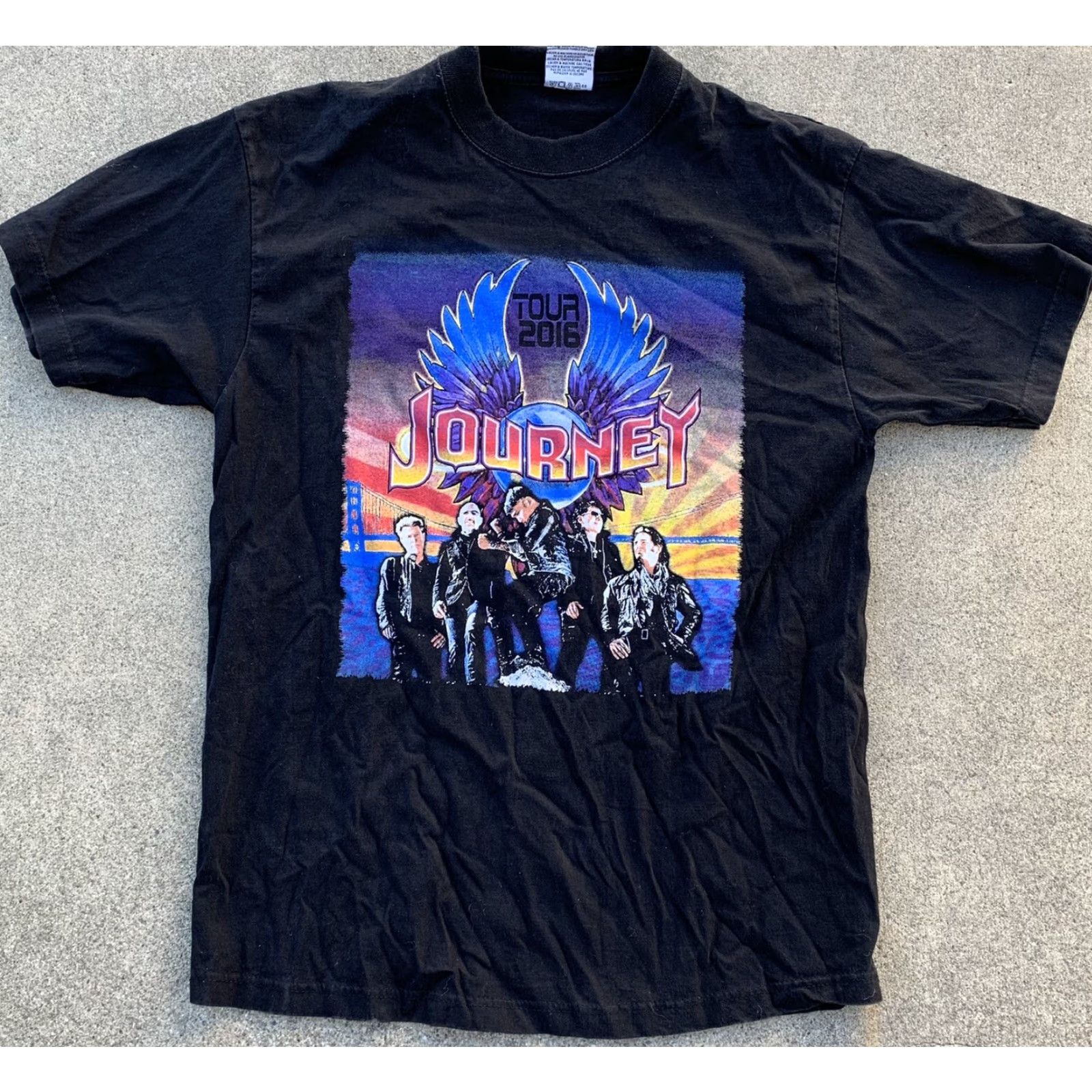 Vintage San Francisco Fest 2016 On the Green t-shirt L Black Cotton Jersey Pro Style Men Short Sleeve Crew Neck California Music Festival Band Shirts Mens L Size US L / EU 52-54 / 3 - 2 Thumbnail