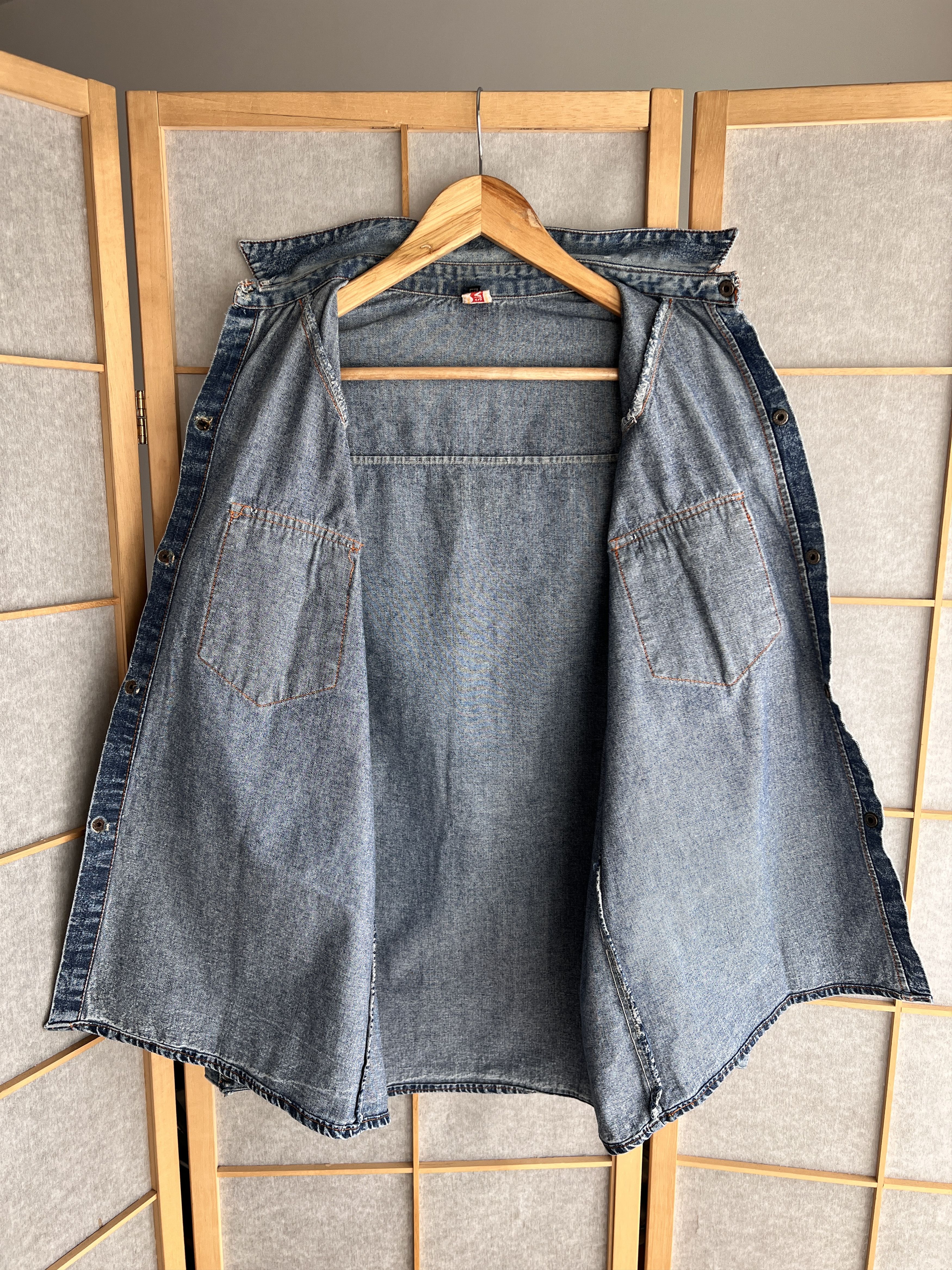 Levi's Vintage Clothing Archive 70s 80s Levis vintage orange tab western denim shirt Size US L / EU 52-54 / 3 - 16 Thumbnail