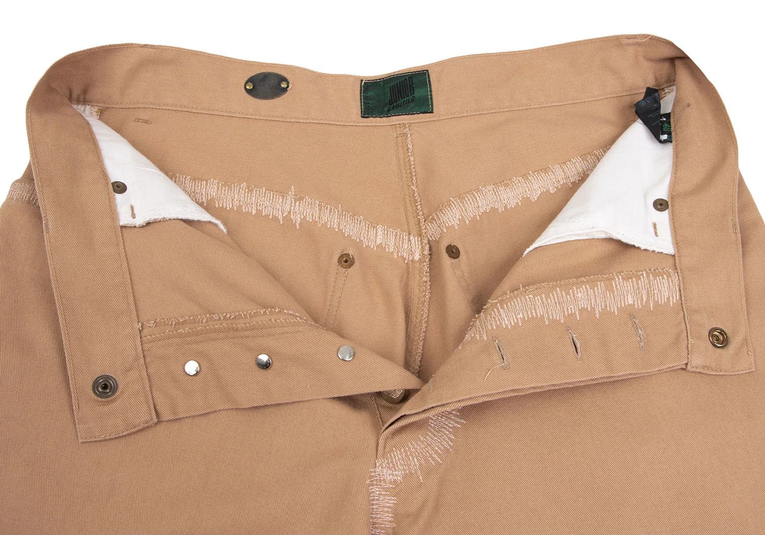 Jean Paul Gaultier Cotton Tapered Pants in Beige Size 48 Size US 32 / EU 48 - 9 Thumbnail