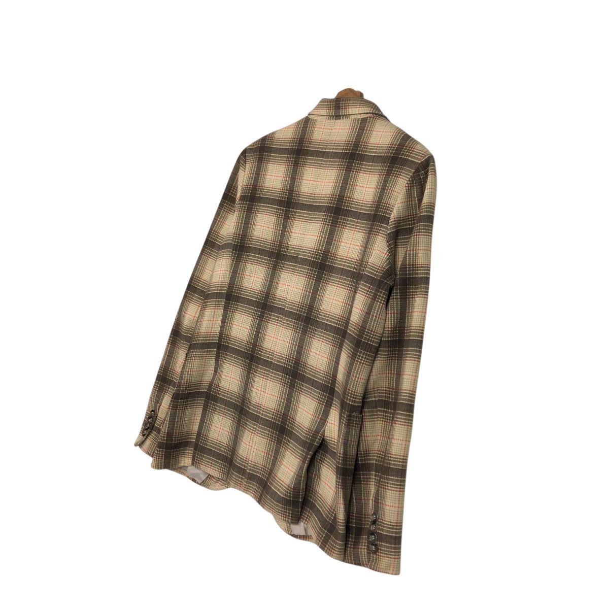 Japanese Brand Hydrogen Archive Plaid Skull Italian Tailored Jacket Size US M / EU 48-50 / 2 - 11 Thumbnail