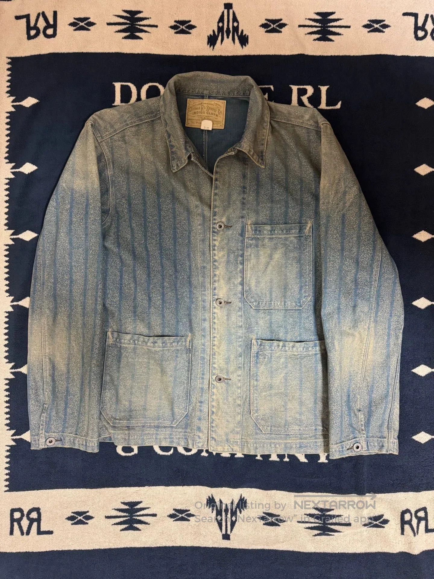 RRL Ralph Lauren RRL Wabash Stripe Engineer Jacket M. Size US M / EU 48-50 / 2 - 1 Thumbnail