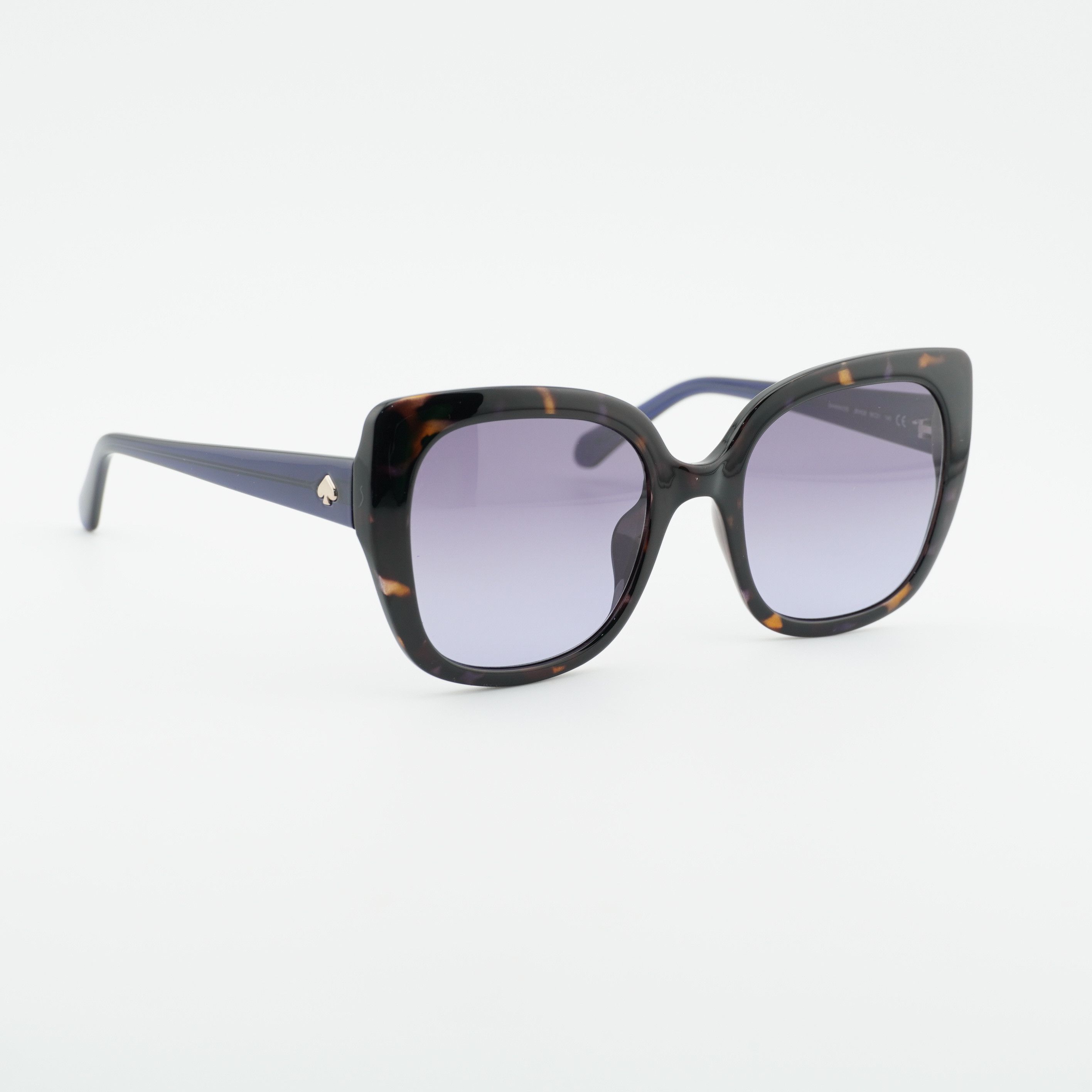 Kate Spade Kate Spade SHAINA/O/S 0JBW GB Sunglasses Havana Square Frame Size ONE SIZE - 7 Thumbnail