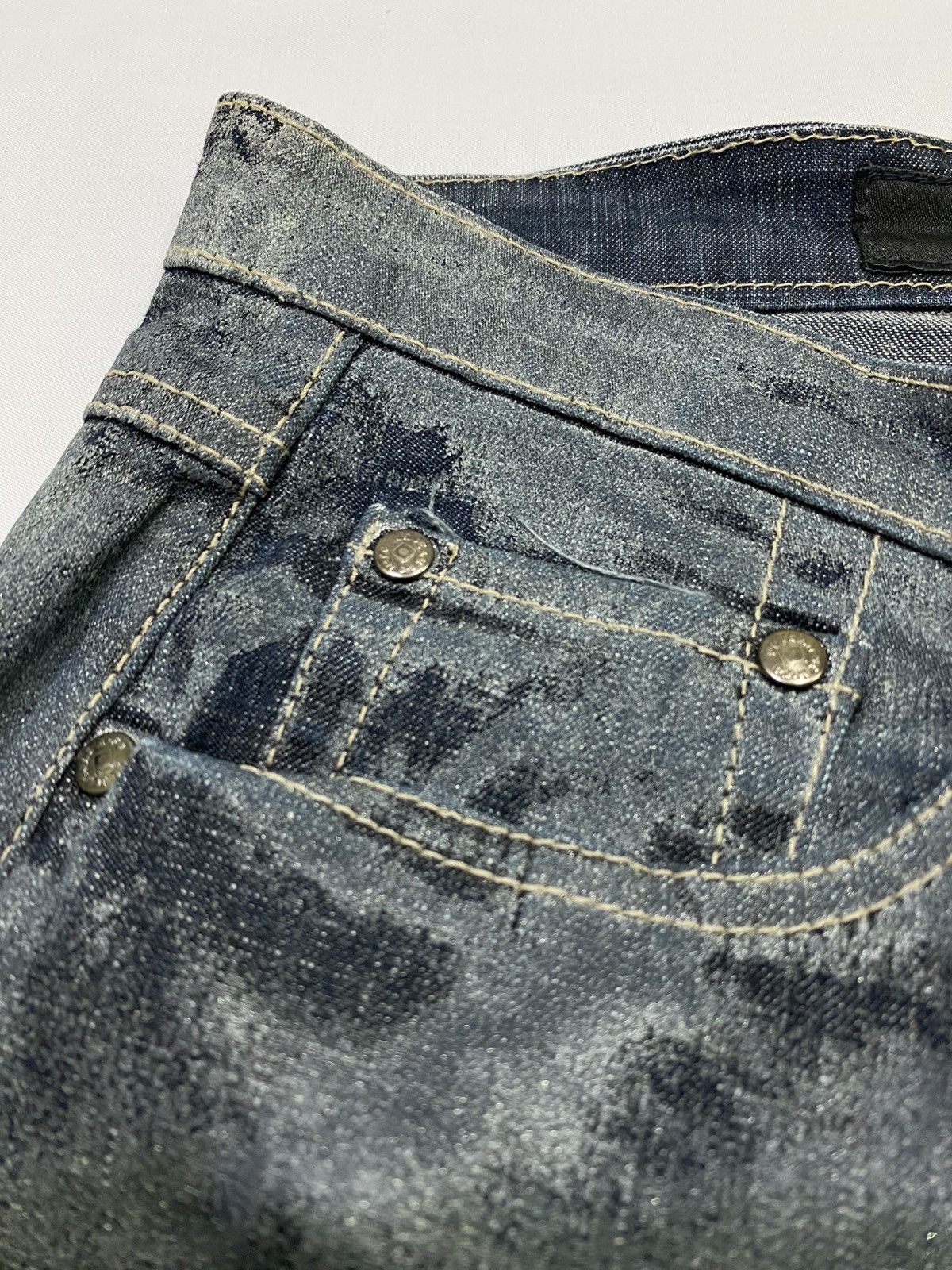 Marithe + Francois Girbaud Japanese brand X Marithe francois girbaud waxed jeans Size US 30 / EU 46 - 16 Thumbnail