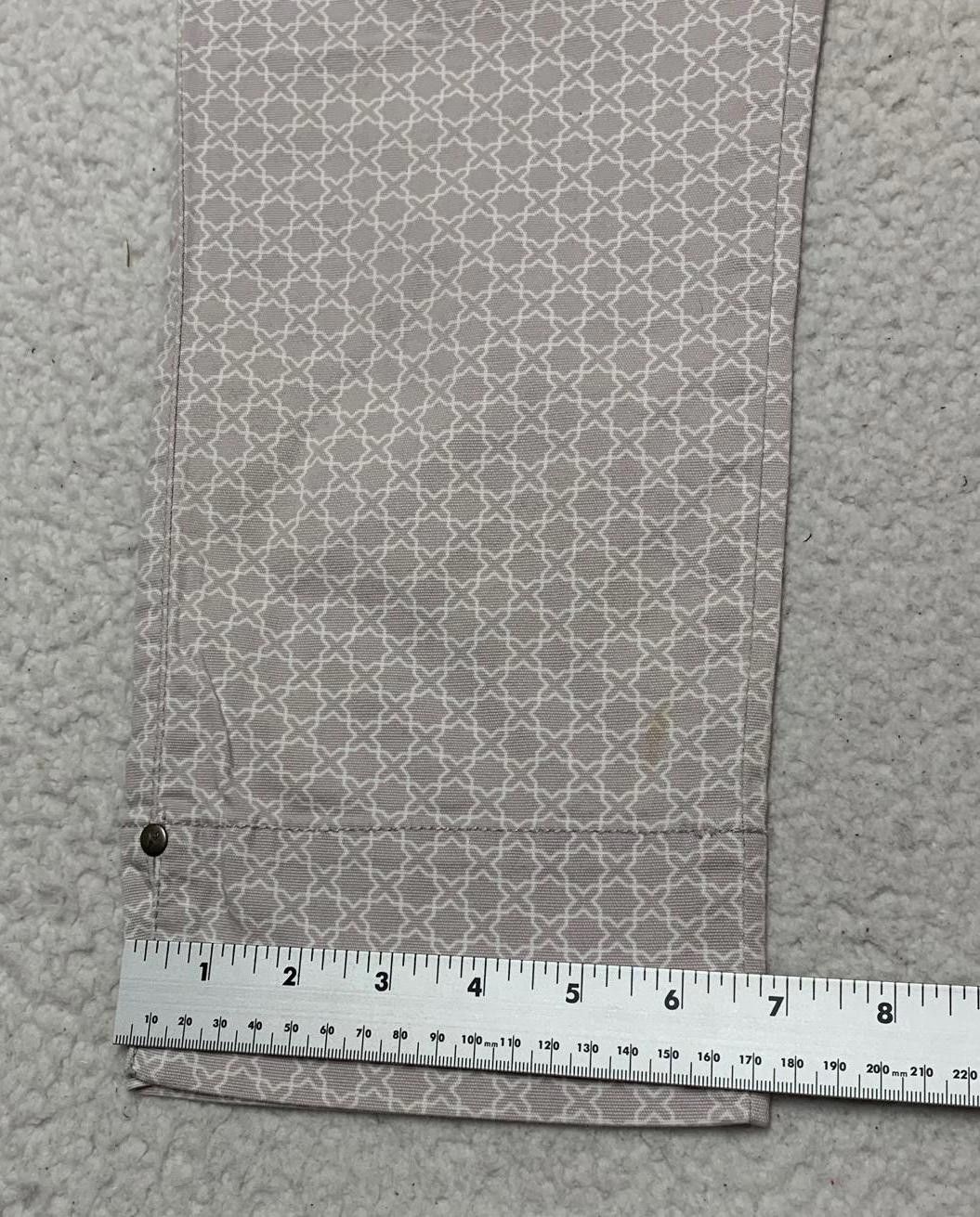 Other Idra Women's Sz 4 Gray Printed Geometric Capri Pants Size 27" / US 4 / IT 40 - 10 Thumbnail