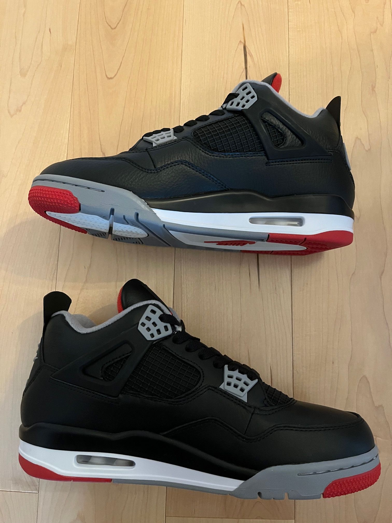 Jordan Brand Nike Jordan 4 Bred Reimagined Size 11 FV5029-006 Size US 11 / EU 44 - 2 Thumbnail