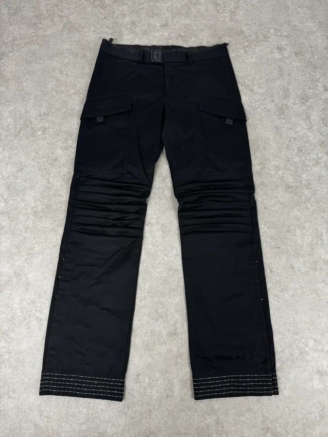 Marithe + Francois Girbaud 2000s Marithé + François Girbaud Black Pleats Technical Pants Size US 32 / EU 48 - 4 Thumbnail