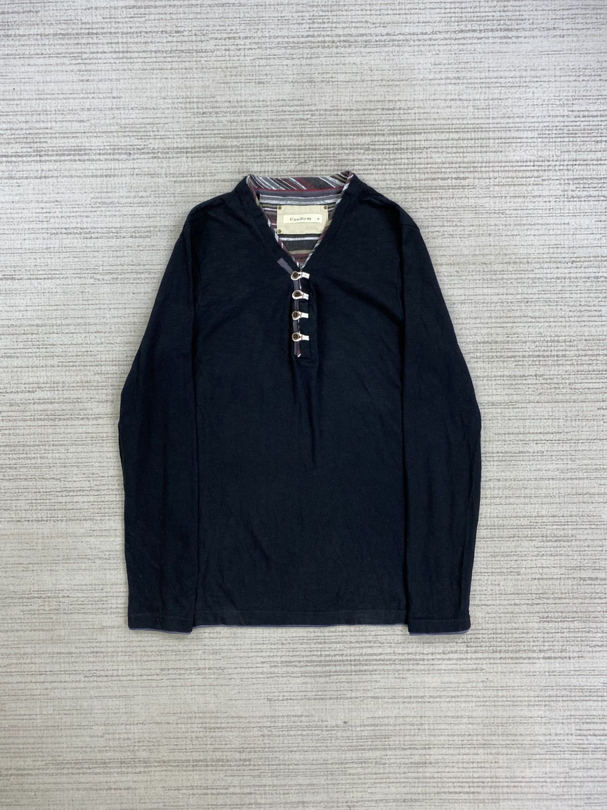 Japanese Brand Vintage Confirm Longsleeve Shirt Size US M / EU 48-50 / 2 - 1 Thumbnail