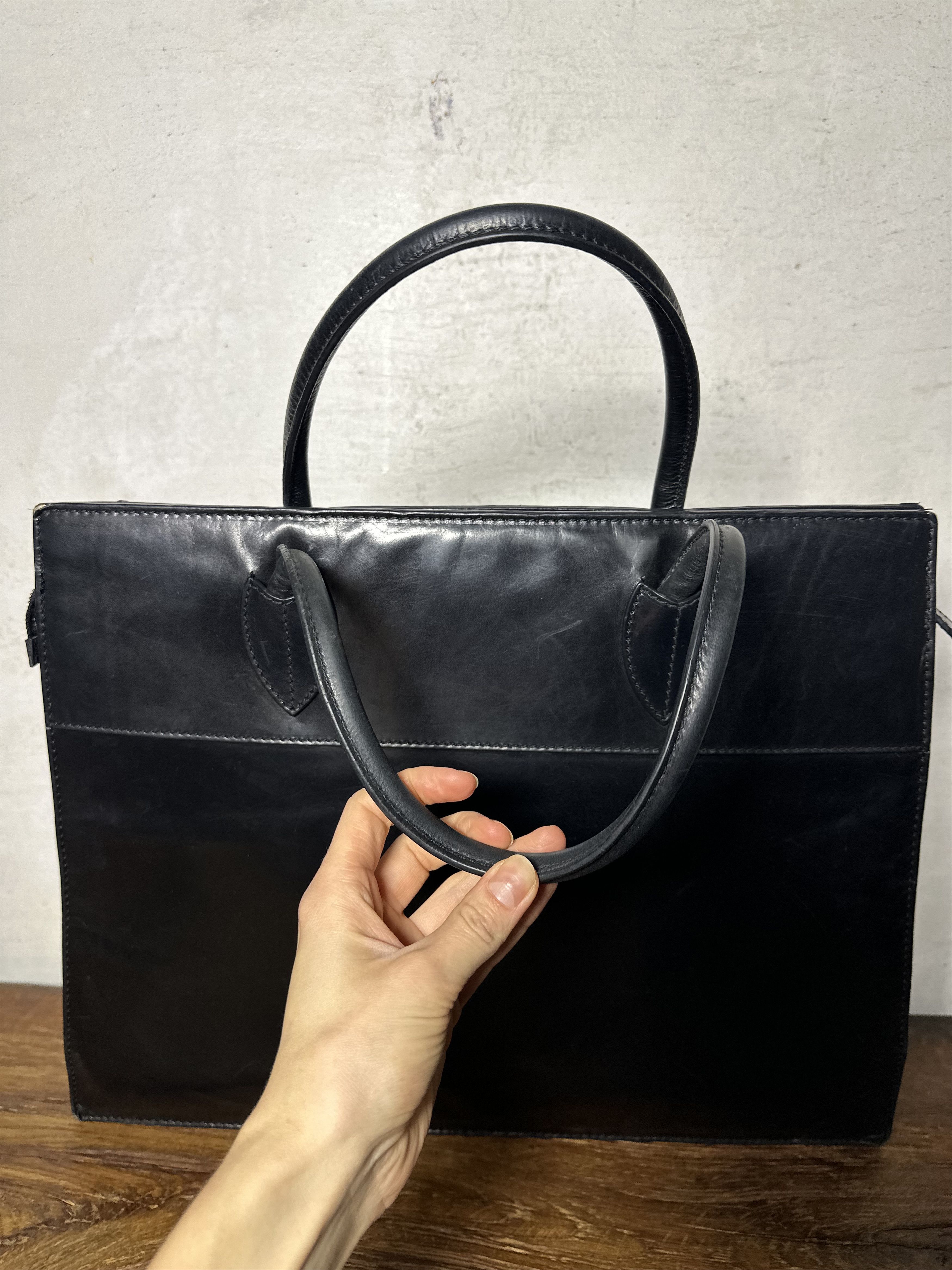 Ann Demeulemeester Ann Demeulemeester Leather Bes Handle Bag Size ONE SIZE - 5 Thumbnail