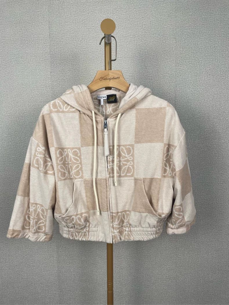 Loewe LOEWE Tulle short hooded zip seven/8 sleeve hoodie Size XS / US 0-2 / IT 36-38 - 1 Thumbnail