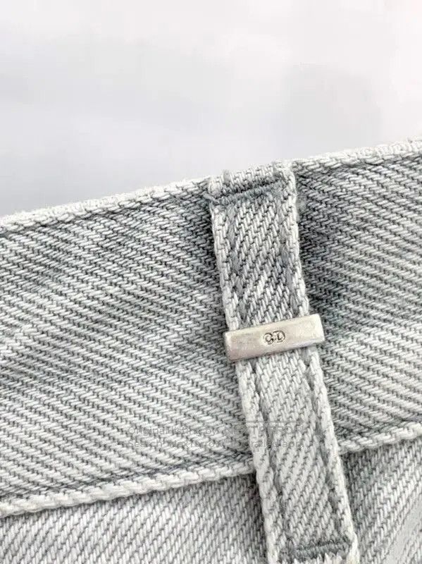 Dior Dior Gray Cotton Women's Jeans . Size 25" / US 0 / IT 36 - 7 Thumbnail