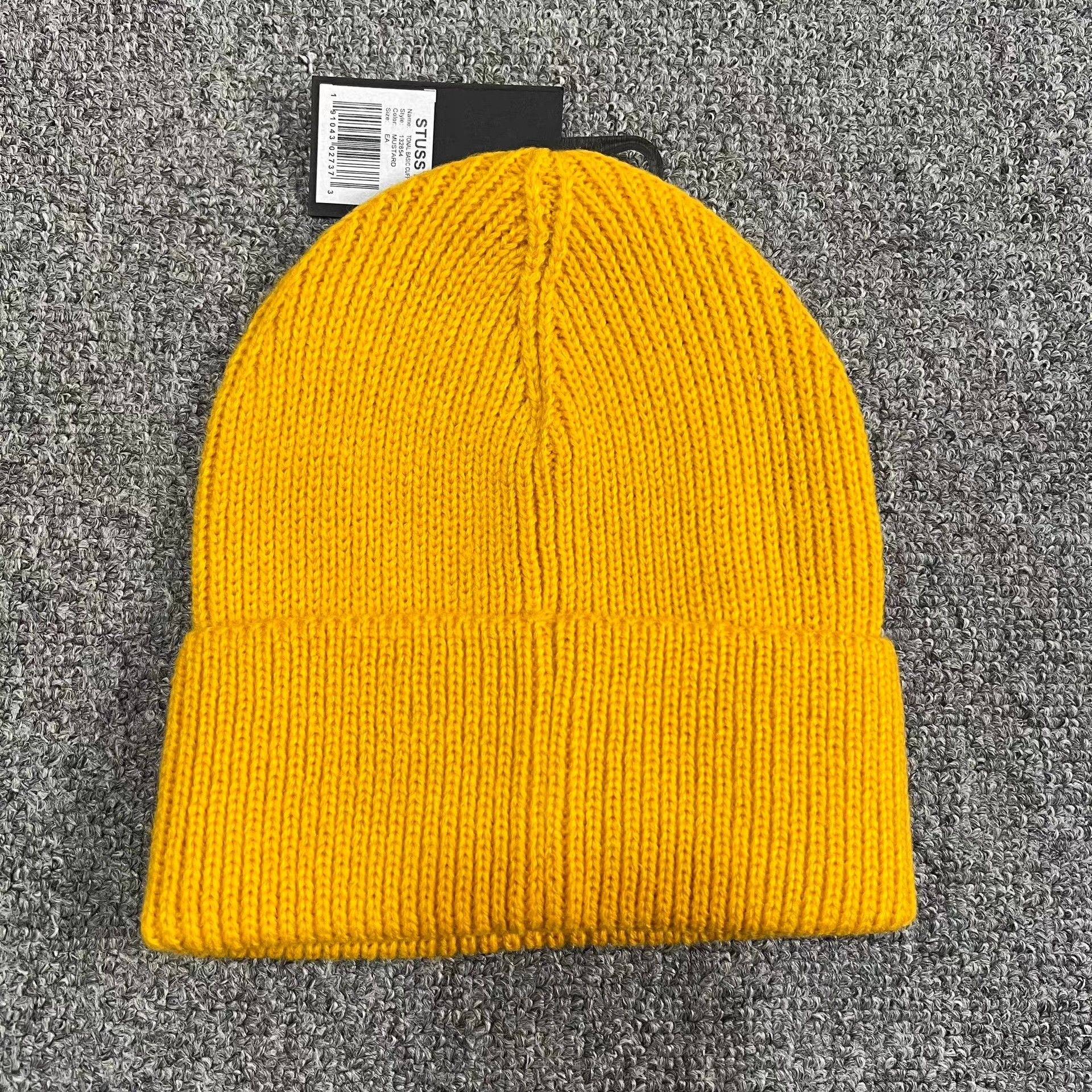 Stussy Stussy classic solid color embroidered logo knit beanie Q7 Size ONE SIZE - 8 Thumbnail